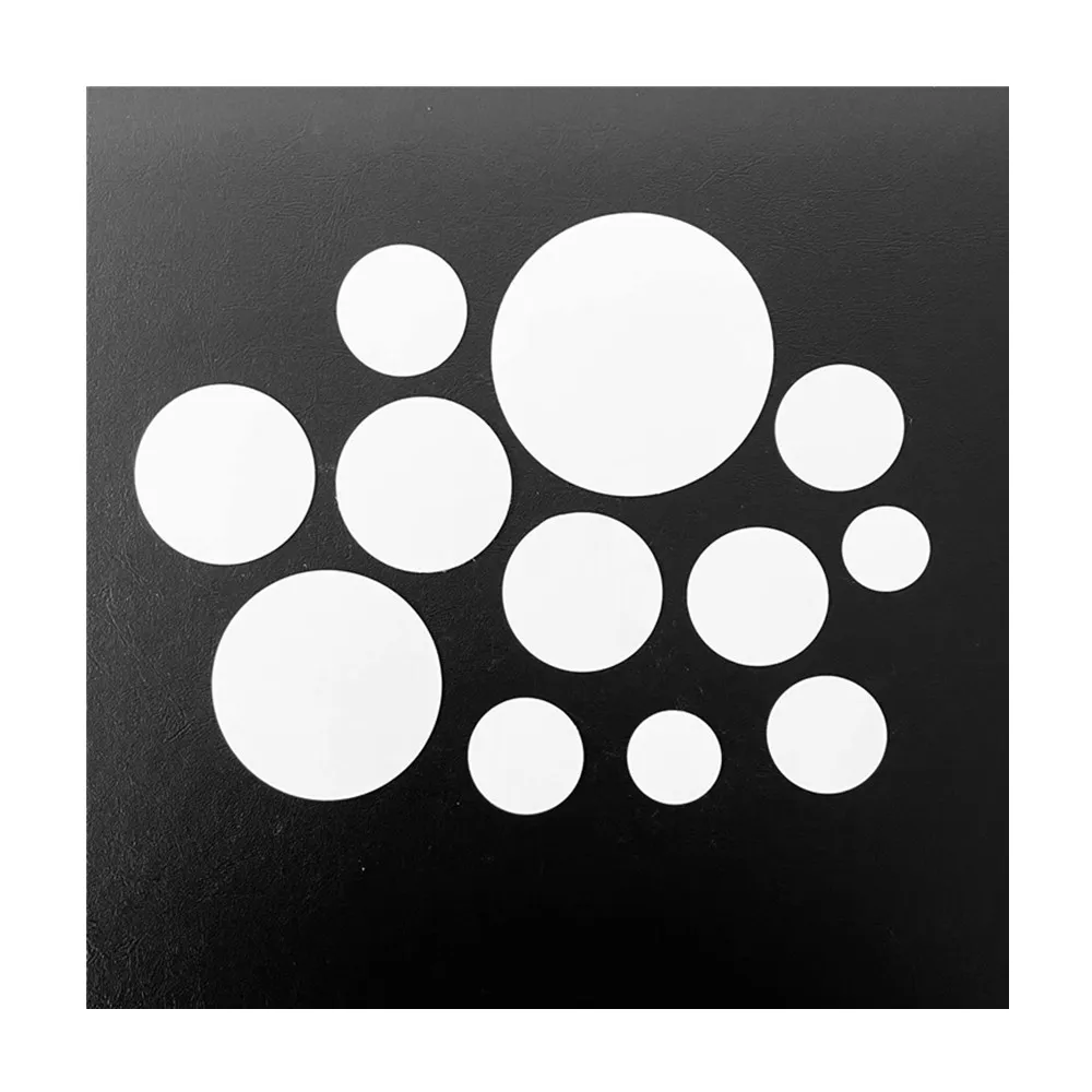 Hot Selling Sublimation Aluminum Circle Round Disk Jewelry Stamping Blank Necklace Insert Pendant Blank Round Discs