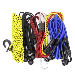 Top fashion outdoor safety multifunctional rubber and polyester woven bungee cord
