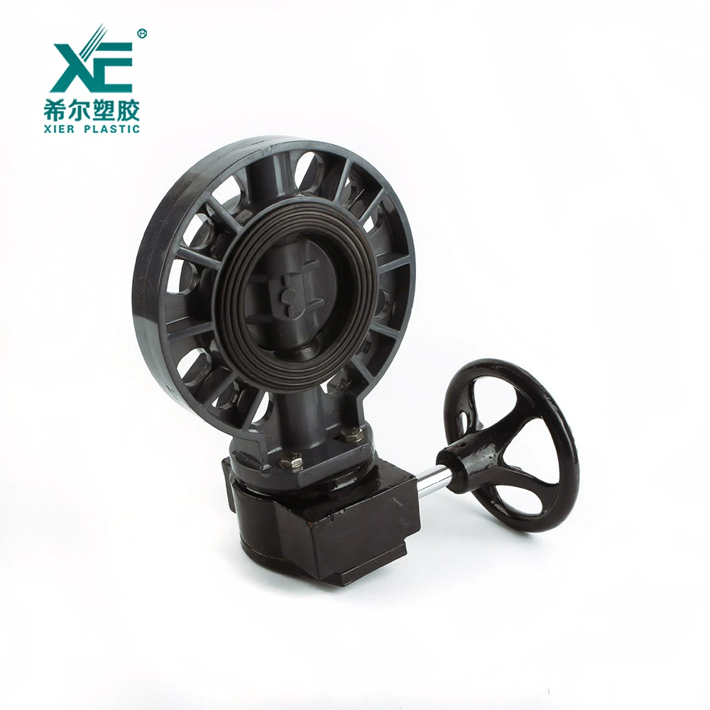 Top quality  high standard plastic water butterfly valve