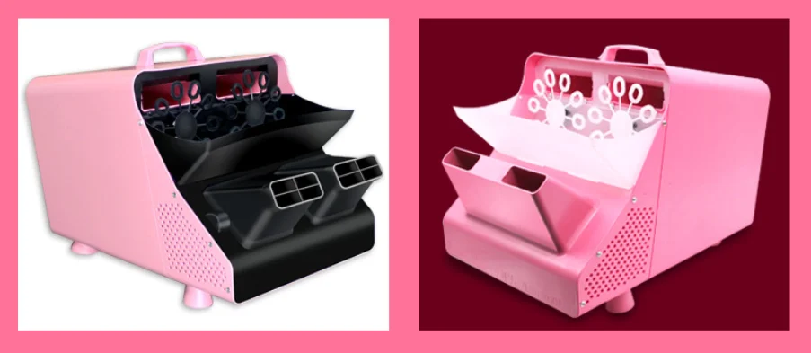 Christmas Party Wedding Flight Case For Club Liquid Stage Fog Smoke Bubble Machine YS-190