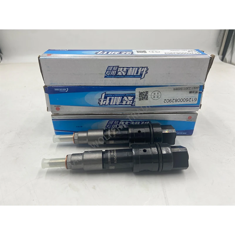 High Quality Genuine China Truck Parts Diesel Engine Fuel Injector 612600082902