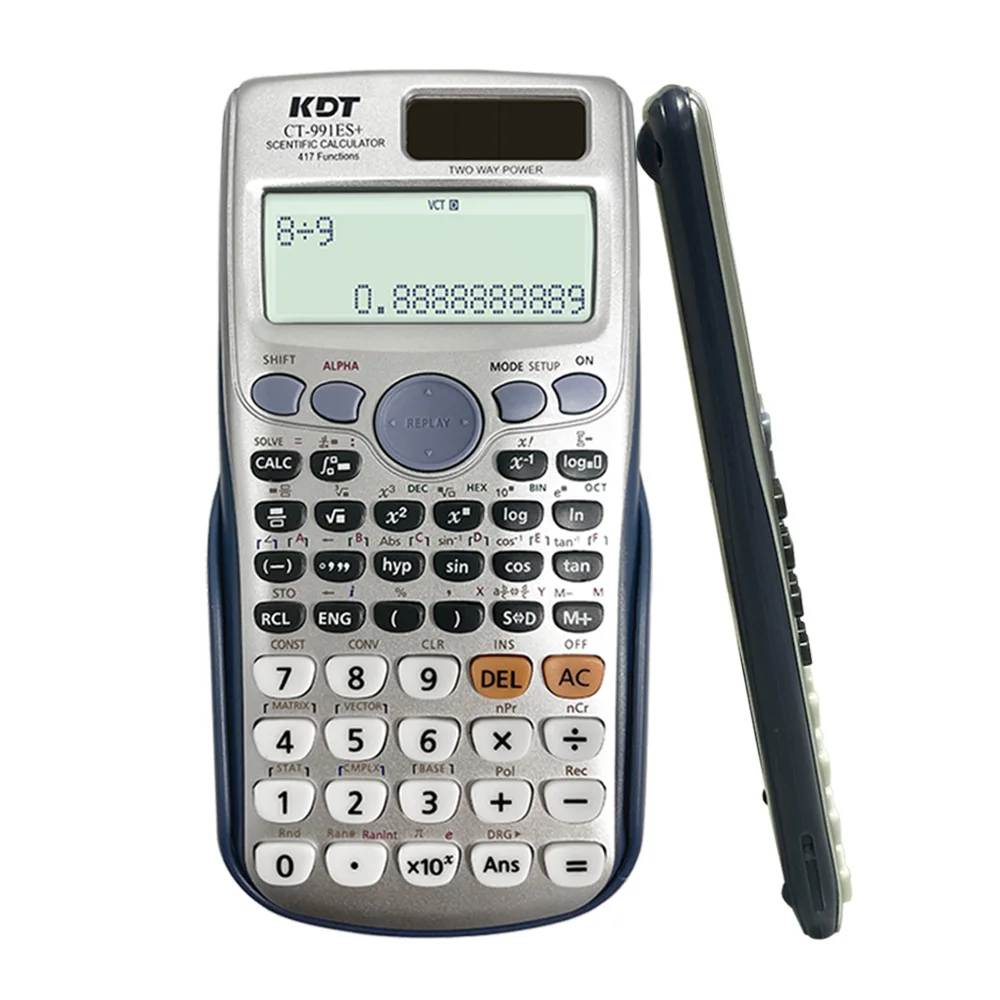 Professional FX 991ES Plus Custom Solar Electronic Scientific Calculator School Use Custom Logo Digital Students Mathematics