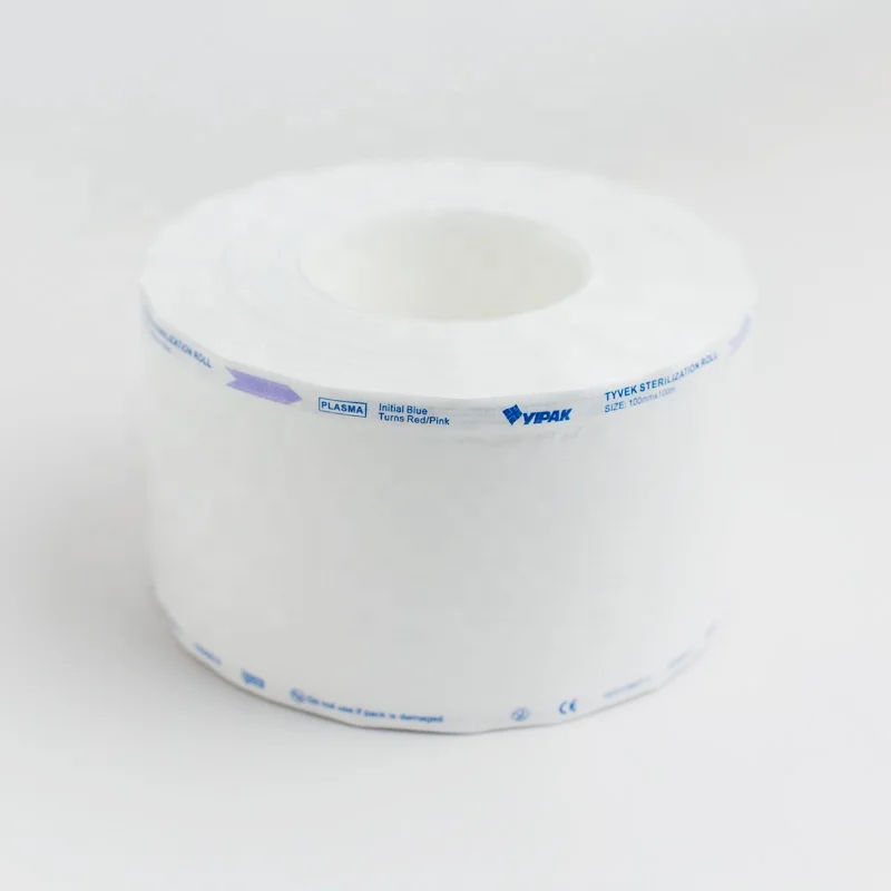 Tyvek Roll Pouch Sterilization Packaging Bag for Plasma H2O2 Sterilization in Hospital OEM