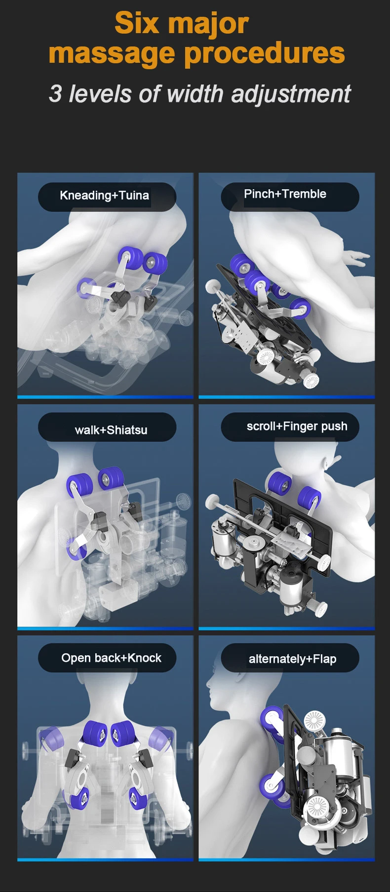 China supplier Luxury Relax Massage Chair 3D Zero Gravity