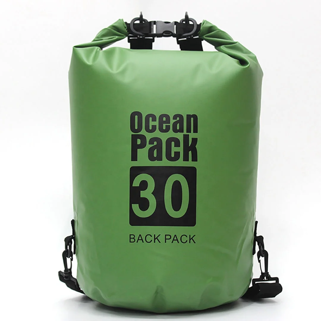Custom Boating 30L Ocean Pack Floating Waterproof Swimming Backpack Large Dry Bag For Kayaking