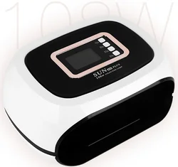 Nail Salon Fast Drying Two Hands Nail Polish Dryer SUN H6 Plus 108W UV LED Lamp