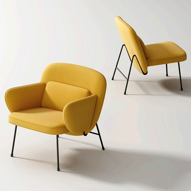 Стулья дизайнерской изогнутой формы в скандинавском стиле современном для отдыха зале ожидания офиса приемного кресла