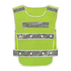 Custom your logo embroidery silk screen printing safety reflective vest tank top
