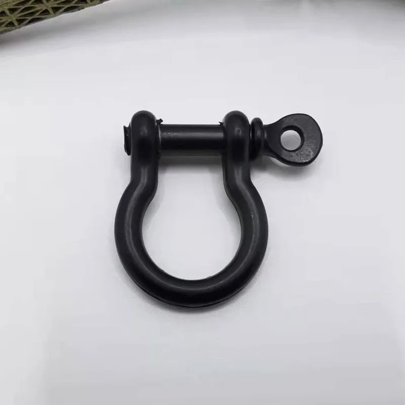 Solid Horseshoe Buckle D Type Light Gold Shackle Zin Alloy Clasps Handmade DIY Leather Accessories