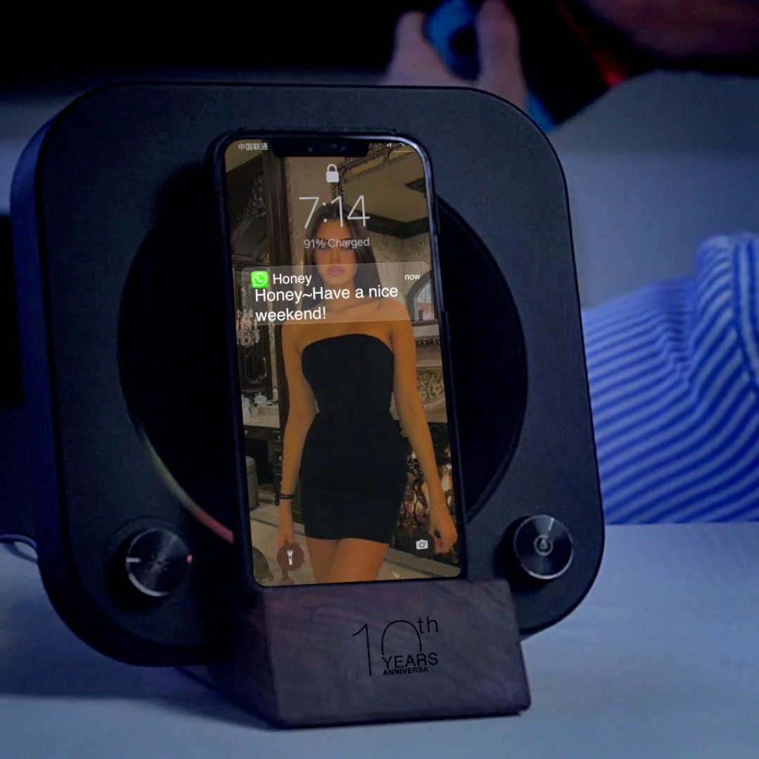 2023 new arrivals Popular brand featured technology Bluetooth Speaker Music Player with wireless charger for mobile phone airpod