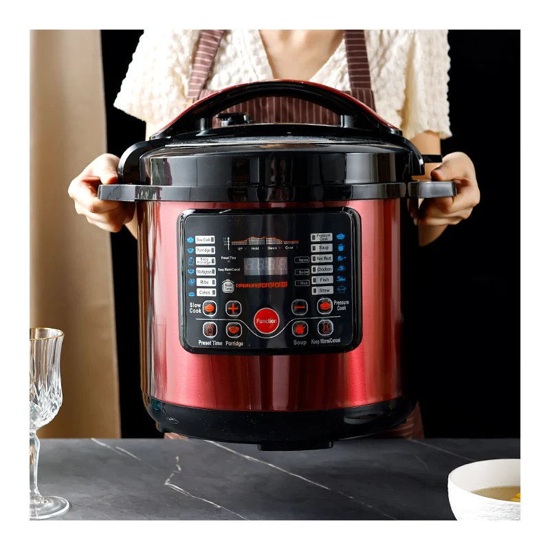 
 Мультифункциональная электрическая скороварка, 8 л, 10 л, 12 л, olla arrocera, защита от перегрева, цифровая электрическая скороварка  