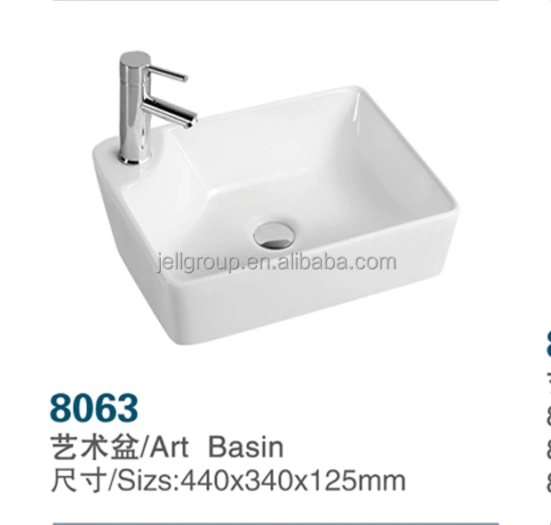 sanitary ware rectangular hand wash bathroom sink ceramic wash basin