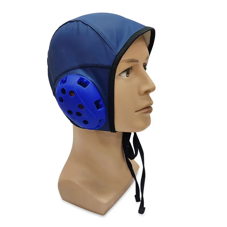Outdoor water sports swimming cap PU coated water polo cap