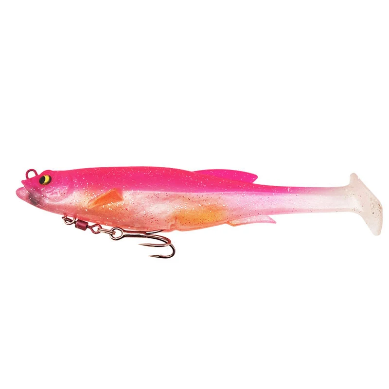 WeiHe 12.5cm 21g 6Colors Artificial Lifelike Fish Shape Soft Fishing Lure With Treble Hook For Saltwater And Freshwater
