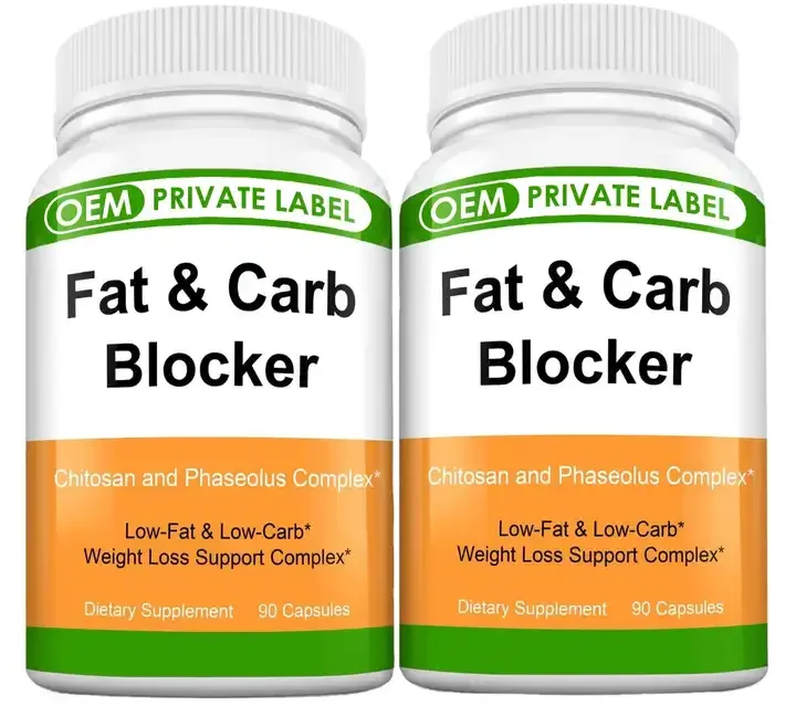 Fat and Carb Blocker Capsules Private Label Metabolism Booster Carb Blocker Adult Spring Valley Vitamins 2 Capsules