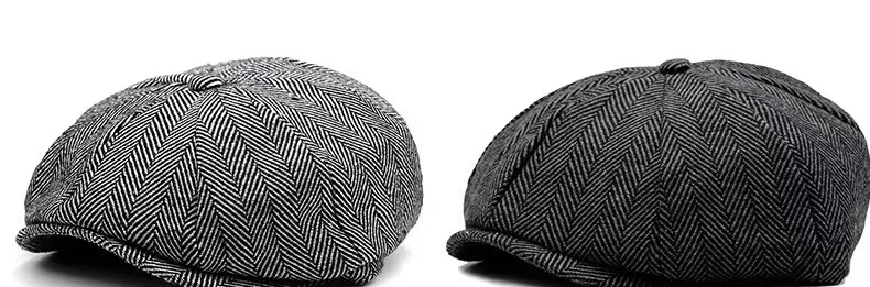 2022 New Hot-selling Products High-quality Fashionable Polyester Flat Caps Ivy Hat Cap