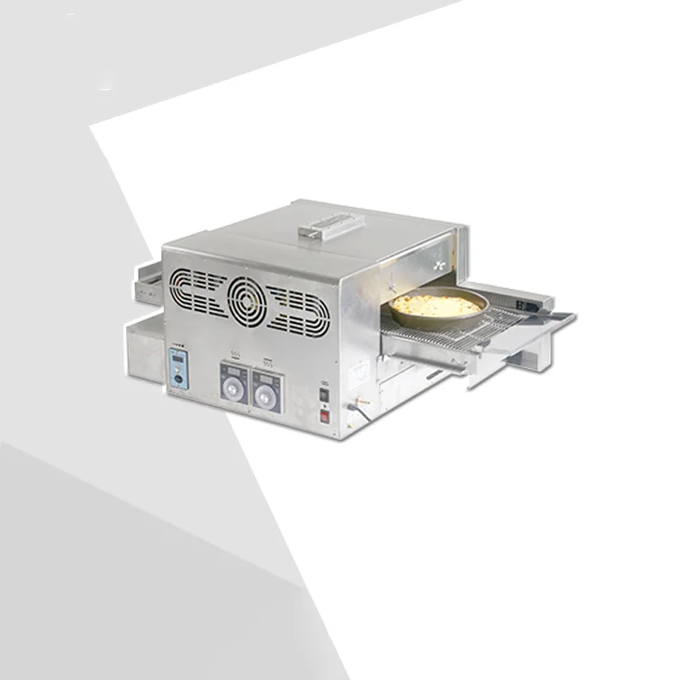 Пиццерия пекарня б/у газовый конвейер печь для пиццы Коммерческая для пиццы 12 дюймов