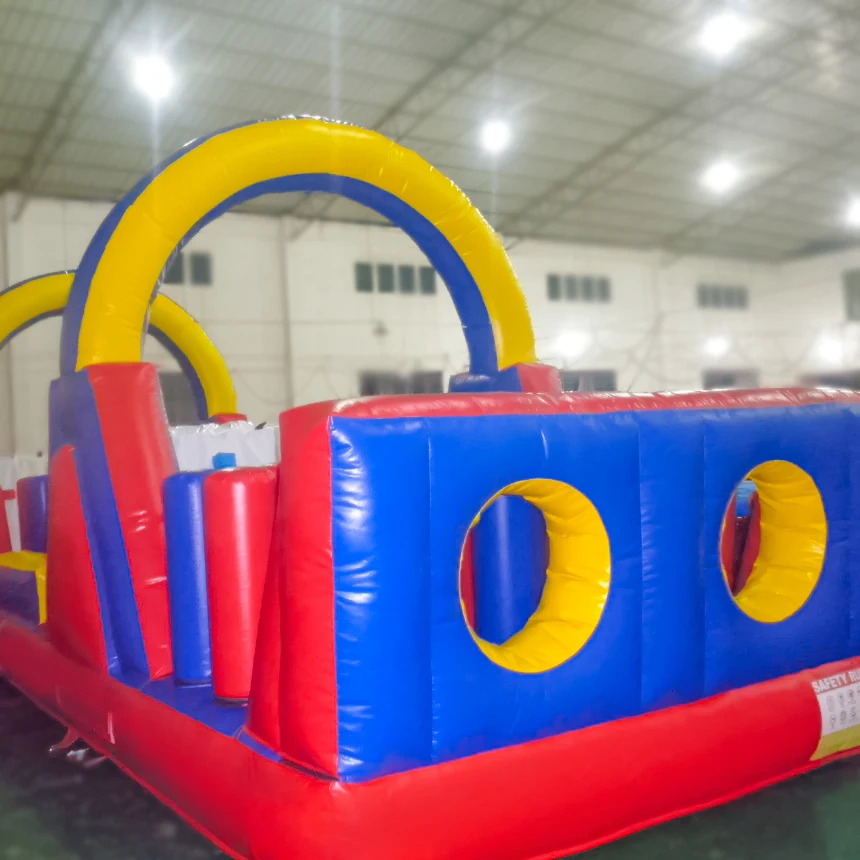 outdoor High Quality kids inflatable water obstacle course for sale