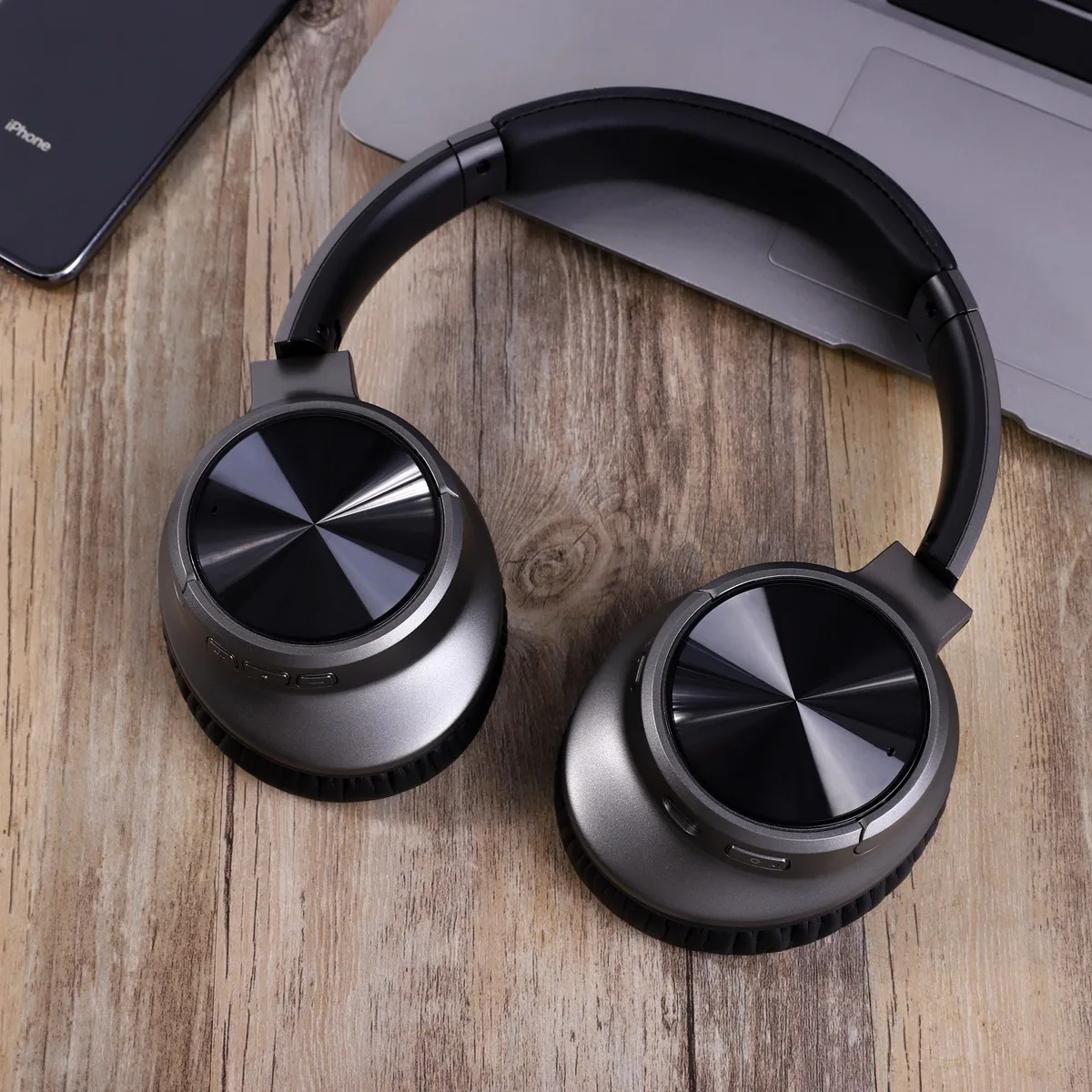 New active noise cancellation headset foldable BT headphone with Type-C charging port