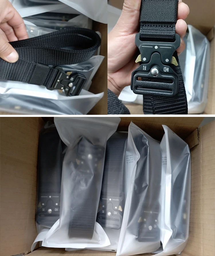 custom high quality Outdoor Utility Durable Tactical Training Nylon Webbing Belt