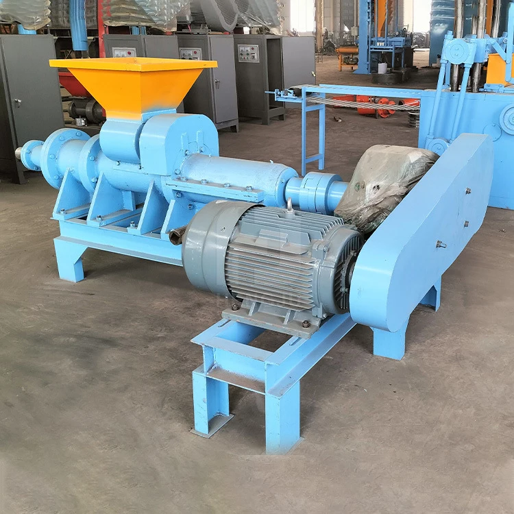 Various Shapes Coal Stick Forming Machine Charcoal Powder Extruder Bar Rod Extruder Machine