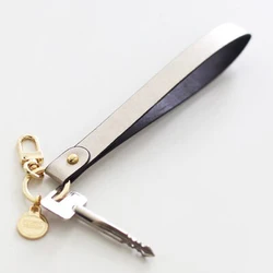 luxury leather keychain camera wrist wallet hand straps