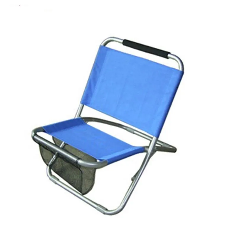 Premium Portable Aluminum Folding Low Beach Chair Magazine Bag Best Outdoor Iron Parks Gardens Picnics Fishing Made Wood Metal
