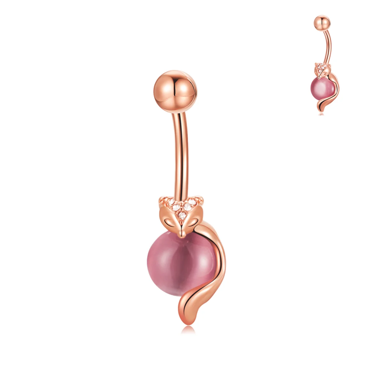 Factory ODM implant grade titanium piercing jewelry 18k real gold banana colors body piercing belly ring