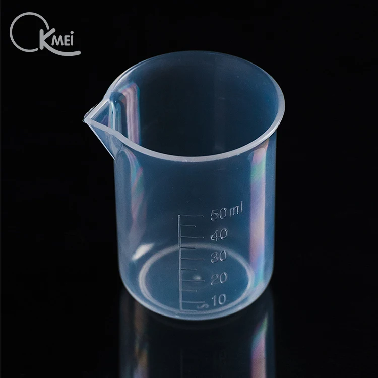 Профессиональный изготовленный на заказ высококачественный лабораторный химический полипропиленовый пластиковый стакан мерные чашки