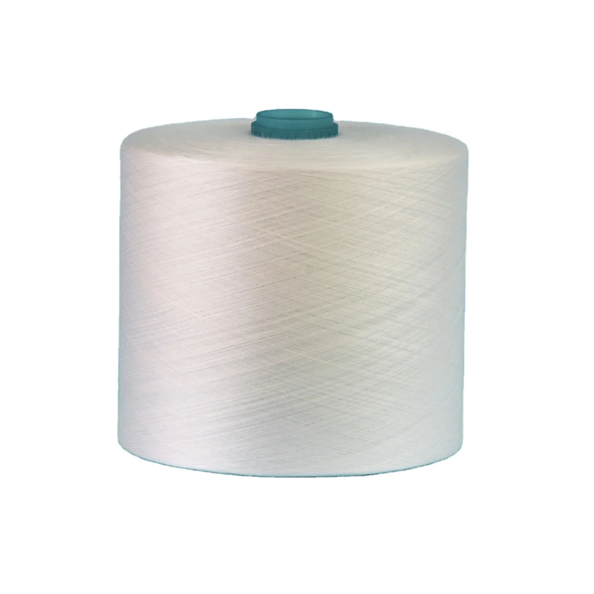 factory produces high strength 100% Spun Polyester big cone Sewing Thread TFO 40/2  Raw white yarn for dyeing