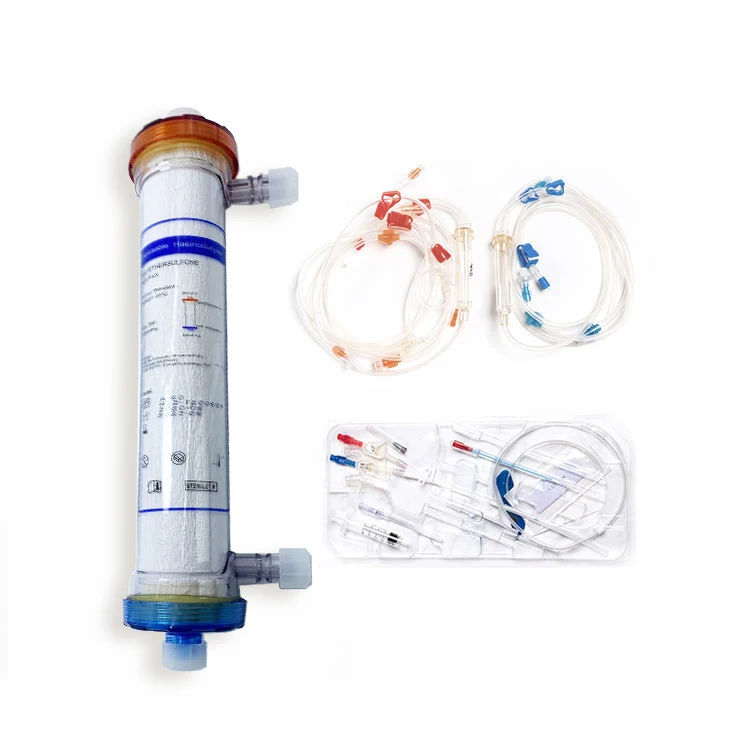 Hemodialysis Consumables Dialyzer Filter Good Quality Hemodialyzer Dialyzer Set