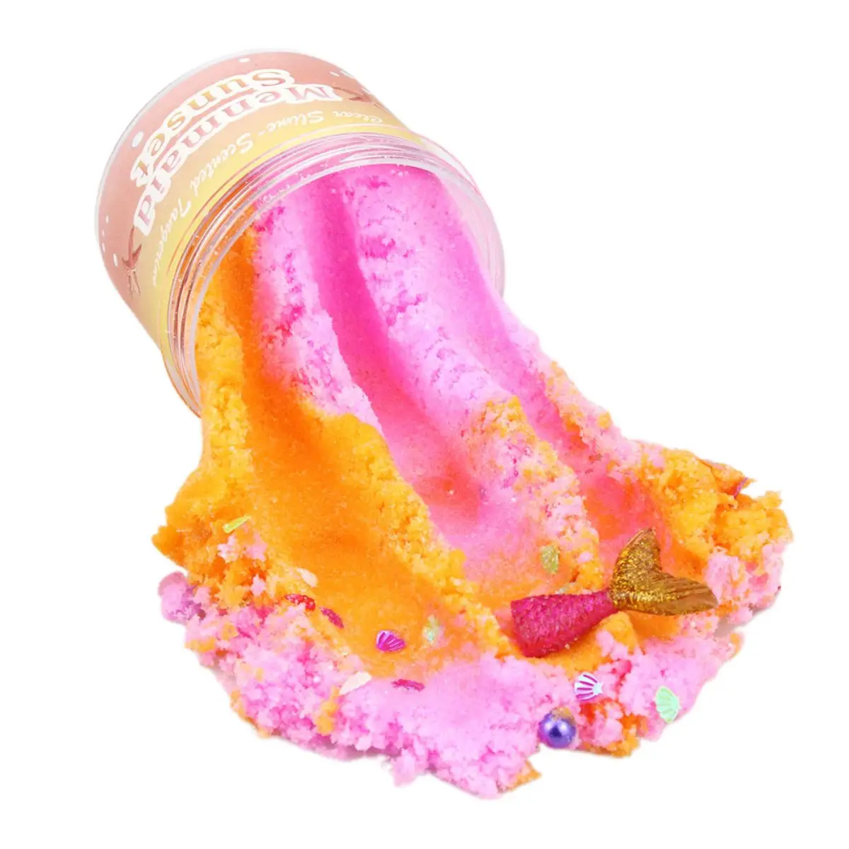 Wholesale New Product Educational Toy Cup Cake Clay Fluffy Slime Cotton Silk Mud Fluffy Slime Toys For Child