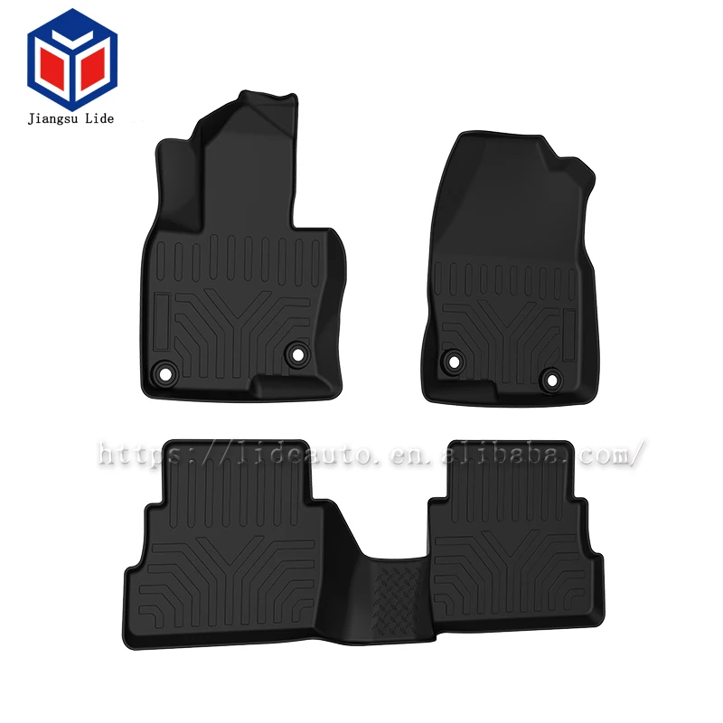 2 Row Liner Set Black TPE Floor Mat for Mazda CX-5 2017-2019