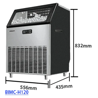 BIMC-H 120kg 150kg  200kg commercial ice cube machine with factory price