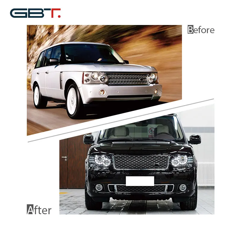 Car Parts And Accessories Bumper Headlight Rear Light For 2005-2012 GBT Land Rovers Bodykit Range Rover Vogue Model