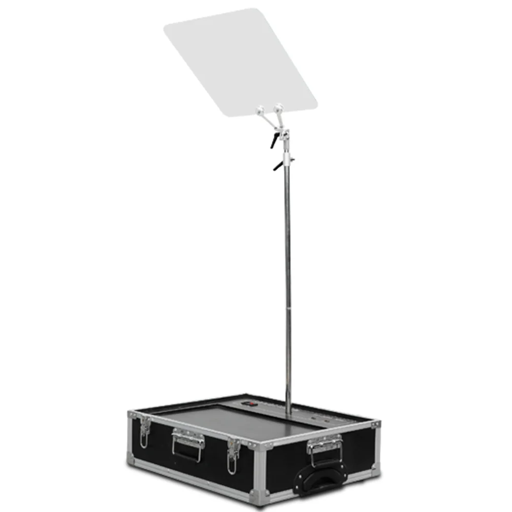 TY2260 Conference teleprompter autocue with HD spectroscope video supported teleprompter presidential portable flight case