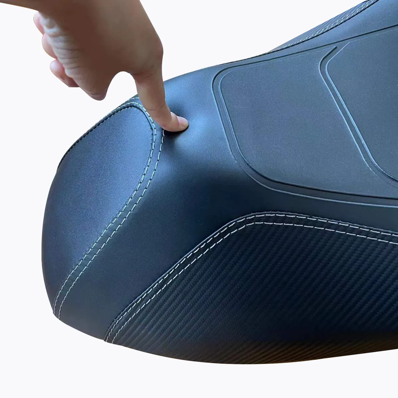 Modified motorcycle spare part pcx160 pcx 160 pcx seat cushion saddle seats with backrest design for honda pcx160 2021