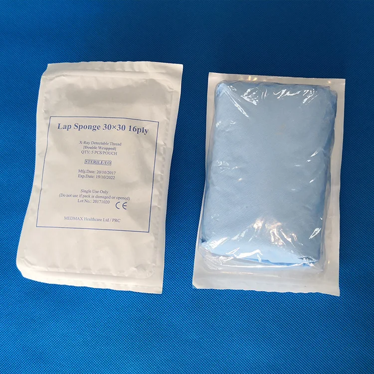 Medical Wholesale X-ray Detectable Supply Gauze Swabs Lap Sponge