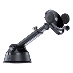 2022 New Car Phone Mount, Washable Strong Sticky Gel Pad Long Arm Telescopic Dashboard Windshield Car Phone Holder