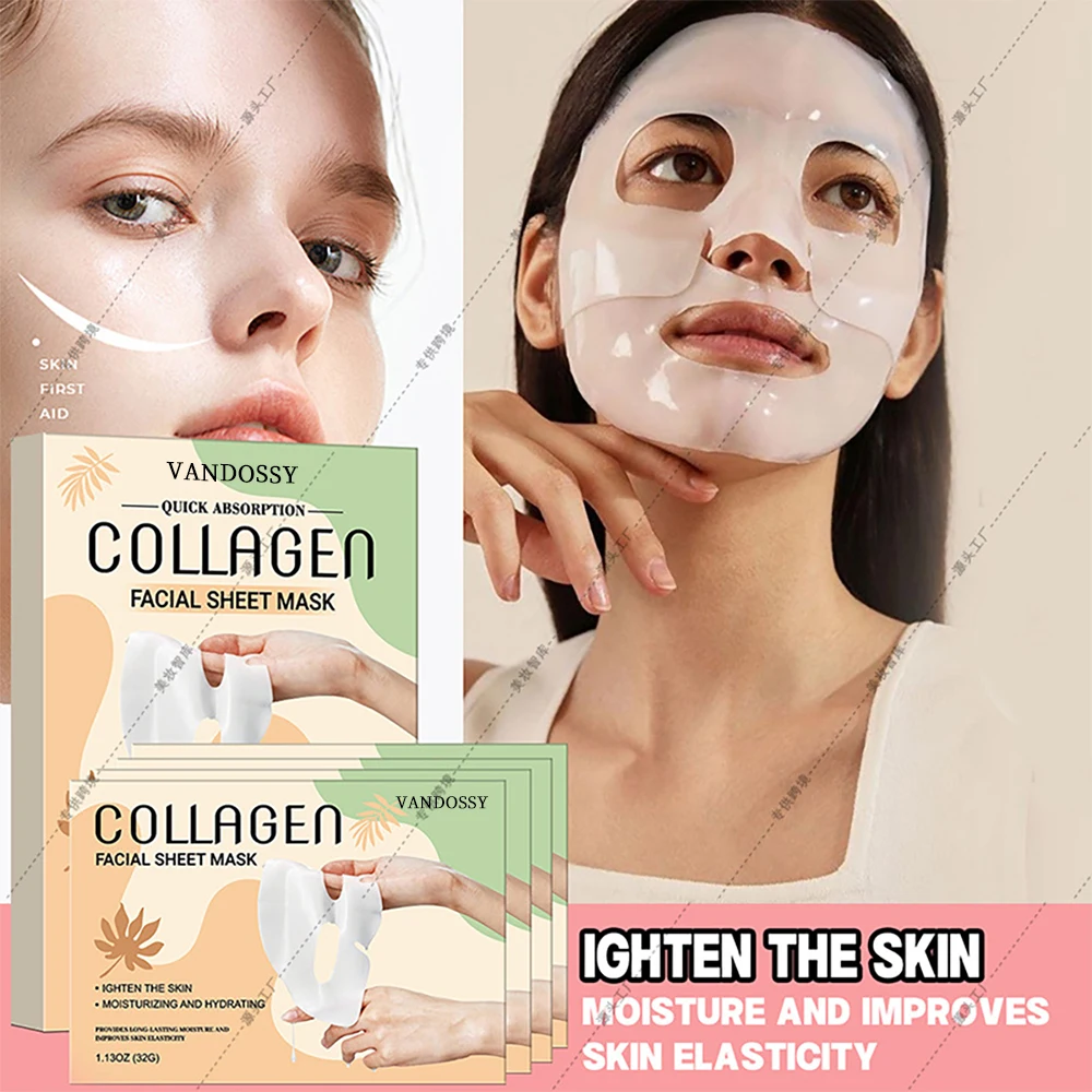Private Label Skin Whitening Collagen Split Jelly Mask Facial Hydro Jelly Mask Korea Moisturizing Face Sheet Mask