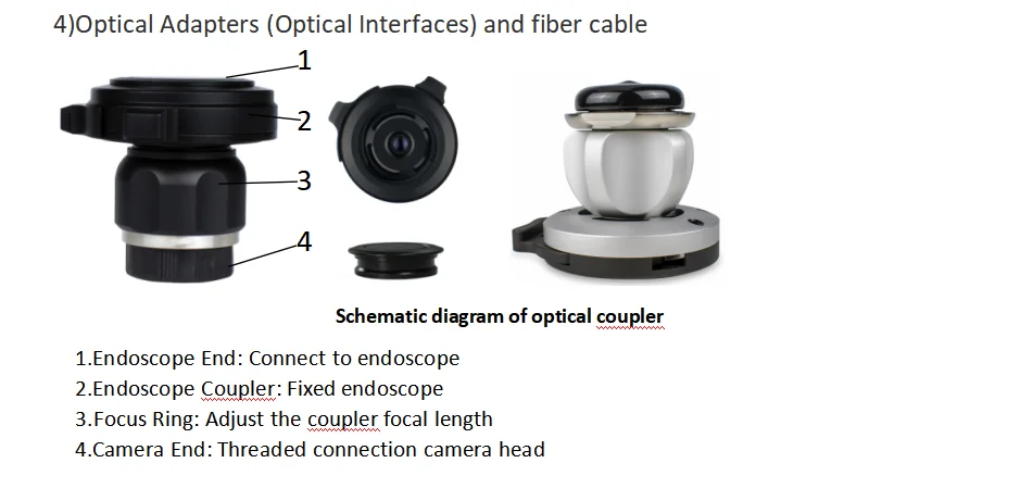 4k 27' Medical Monitor All In One Endoscope Camera Recorder System with Light Source For Surgery Diagnosis Hospital Equipment