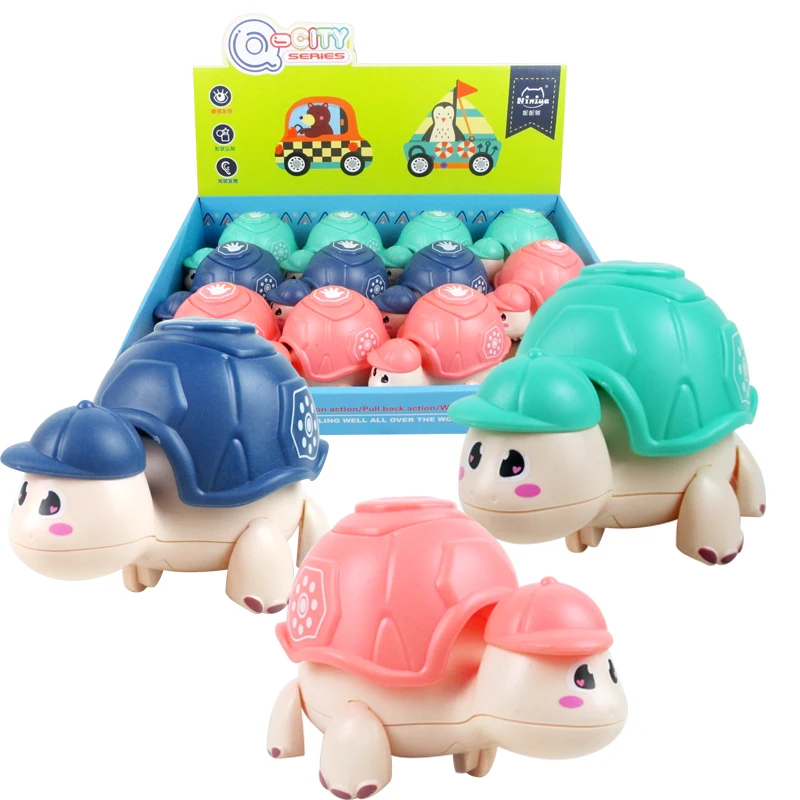 PRESSES THE LITTLE TORTOISE WITH LIGHT MUSIC