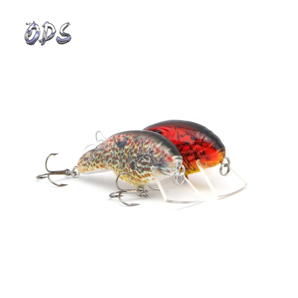 China factory abs hard bait lure wholesale tackle crawfish square bill crank bait shallow Diving Crankbait