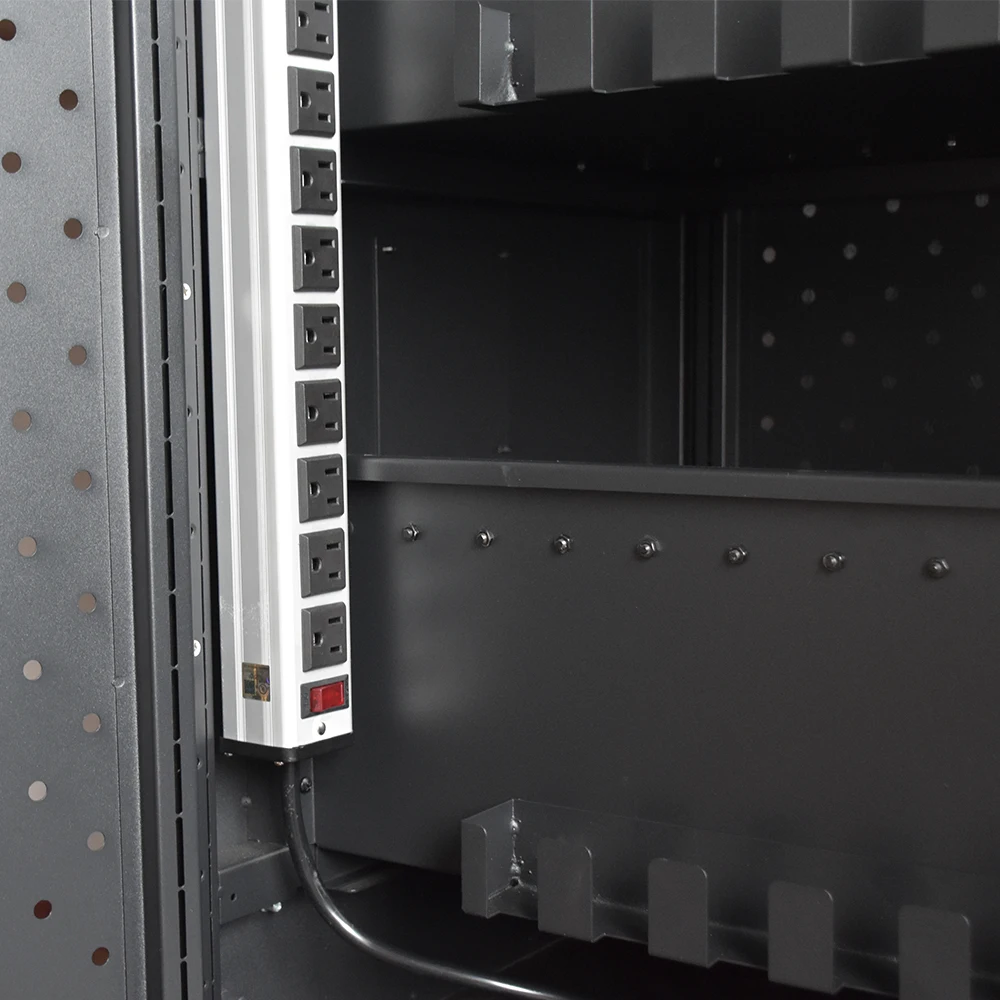 30-Bay Mobile School Charging Cart Station for Chromebook With Cycle Timer