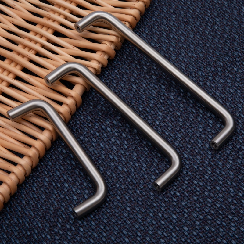 Fingerprint-Proof 304 Stainless Steel Brushed Steel U Shape Furniture Kitchen Cupboard Cabinet Drawer Door Hardware Handle Pulls