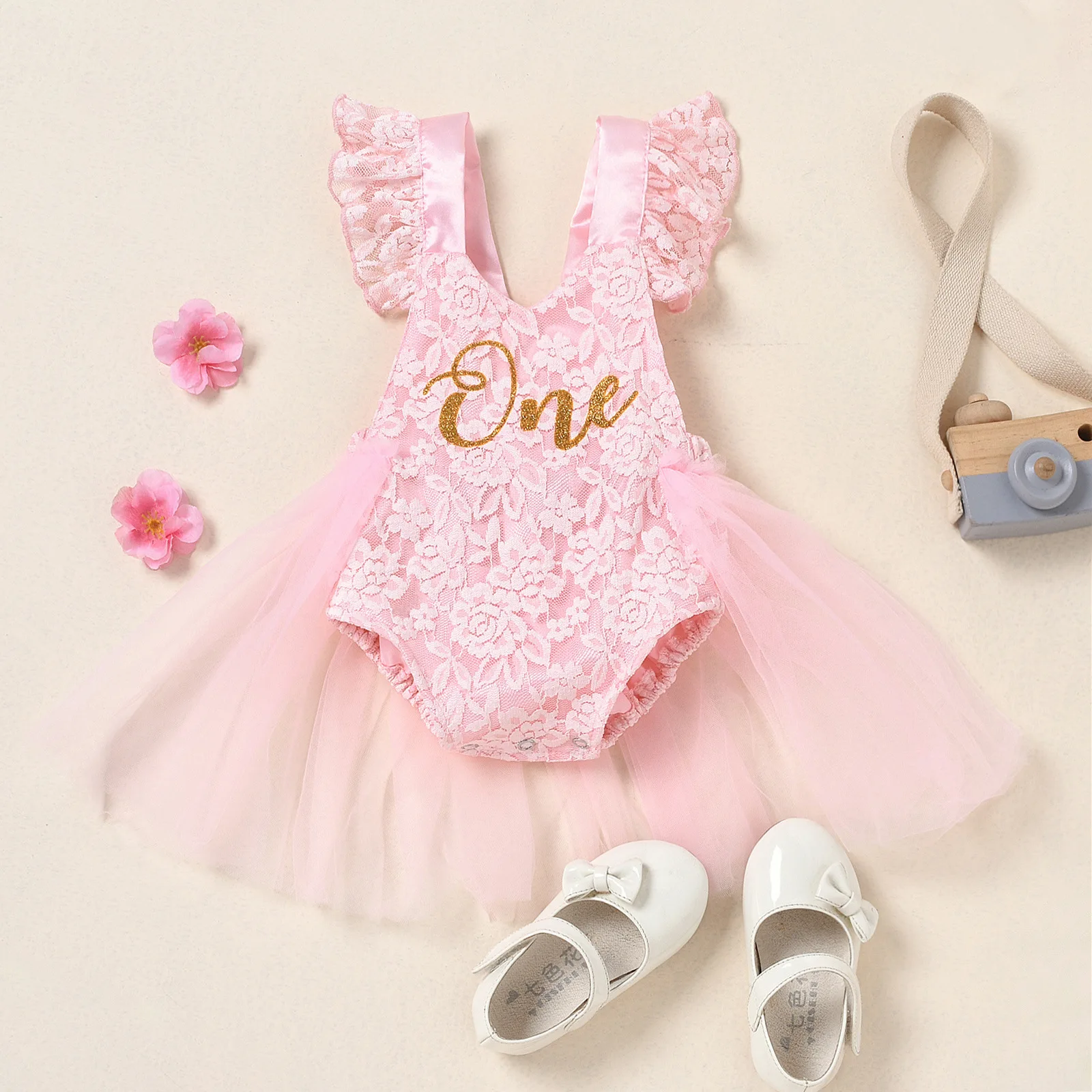 New Arrivals Baby Girl Tutu Romper Set Toddler 1st Birthday Party Clothes Romper 2 Years Birthday Dress For Baby Girl