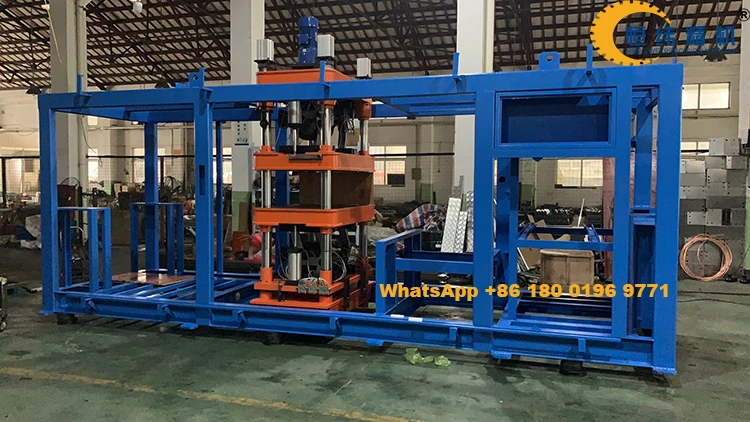 HW-7185 Full automatic vacuum forming machine with online cutting factory