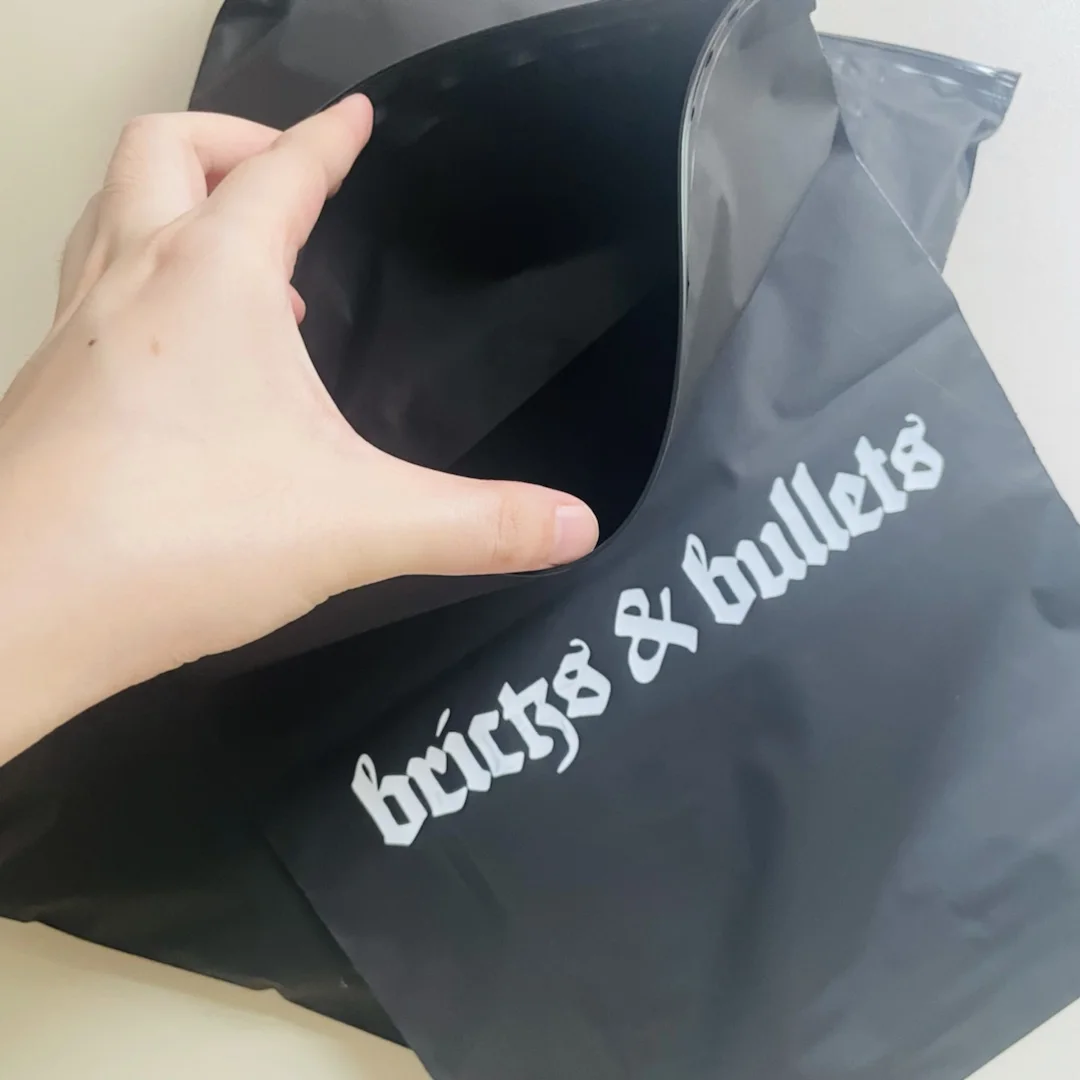 Matte/Frosted Biodegradable Plastic Packaging Zipper Bags, T Shirt Swimwear Zip Lock Clothing Bags With Custom Logo