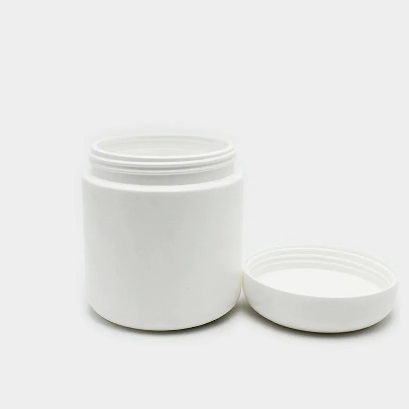 250g Plastic HDPE Food Storage Container Jar Kitchen Bulk Sealed Cans Refrigerator Multigrain Tank Container for Cereal Pot