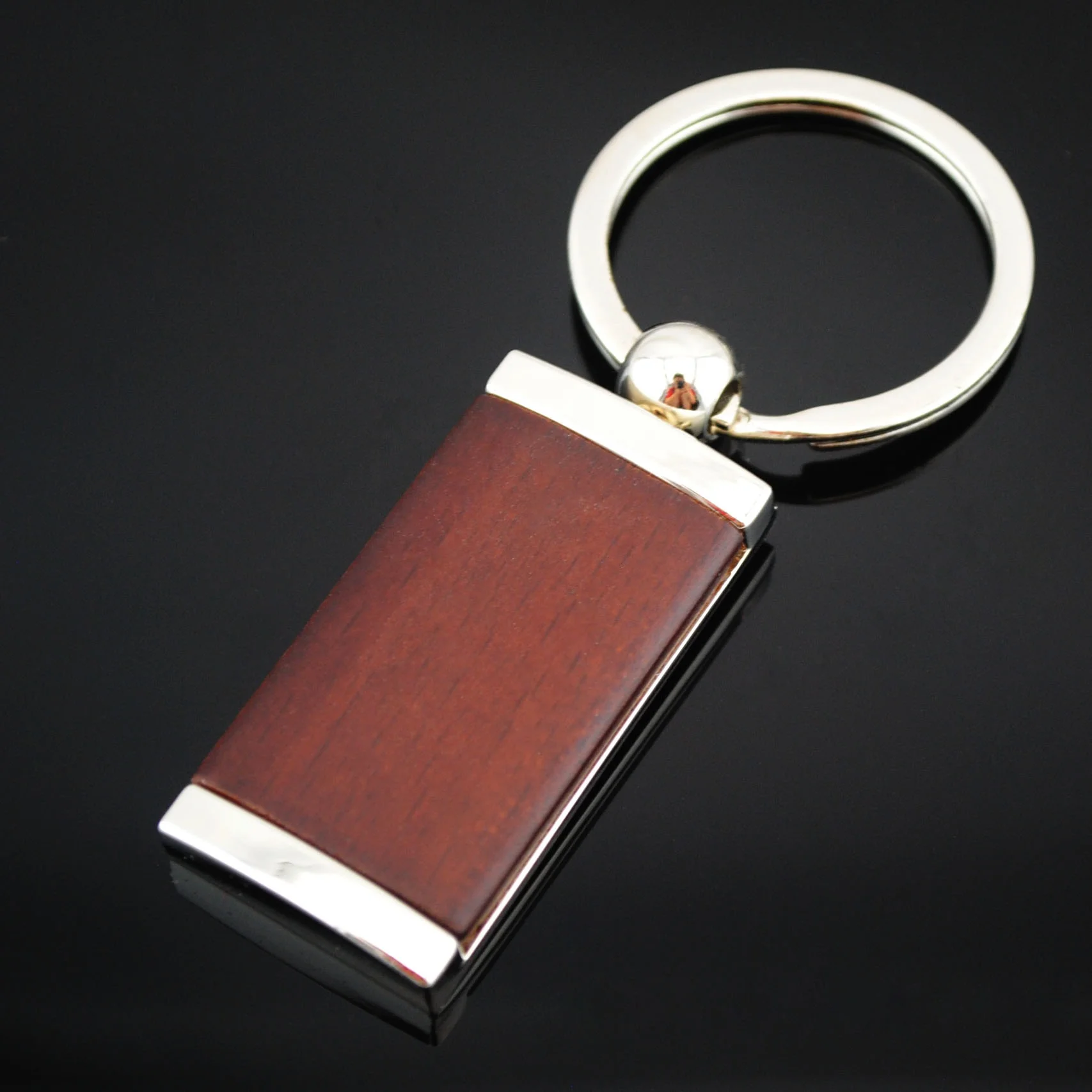 custom logo laser engraving plain wooden keychain,blank wooden key chain,wooden keyring